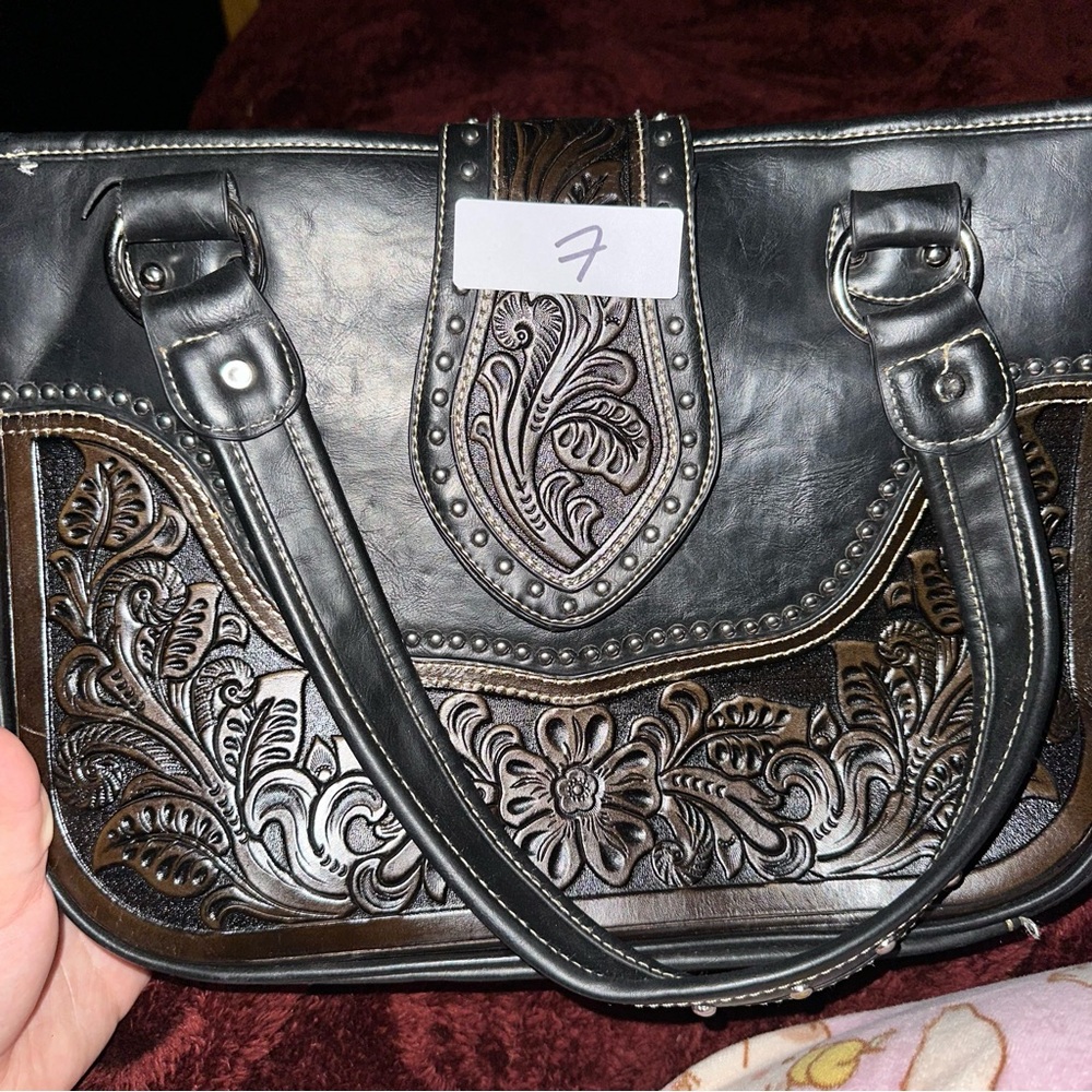 Montana West Black Western Purse